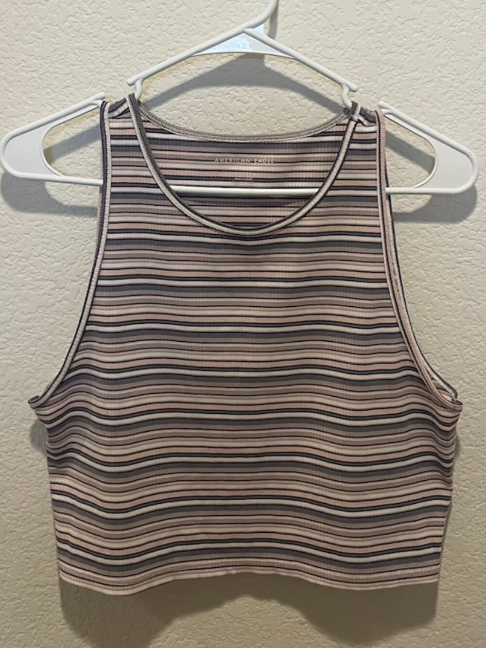 American Eagle Women's Multi Colored Tank Top